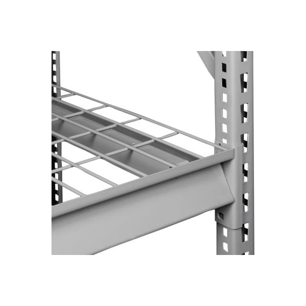 Tennsco Tennsco Extra Shelf Level for Bulk Storage Rack - 48"W x 48"D - Wire Deck - Medium Gray BU-4848W-MGY - main